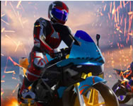 Moto 3D racing challenge HTML5 jtk